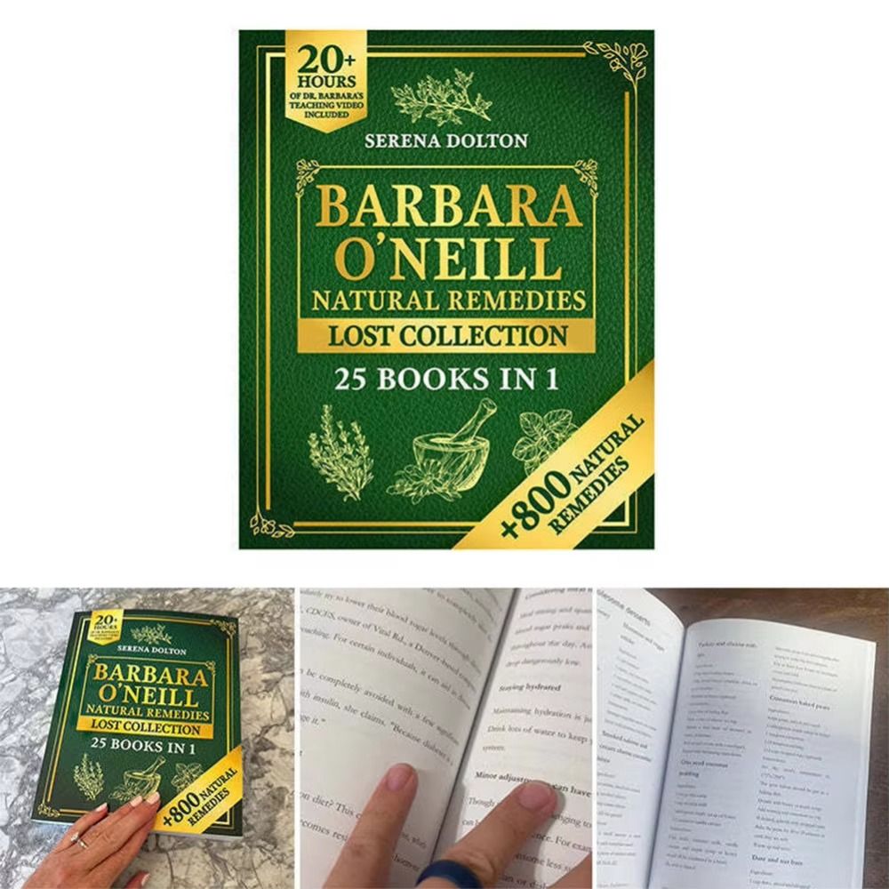 Descubra el libro perdido de remedios a base de hierbas, bienestar, sin tóxicos, colección completa de remedios a base de hierbas, libro de colección perdido