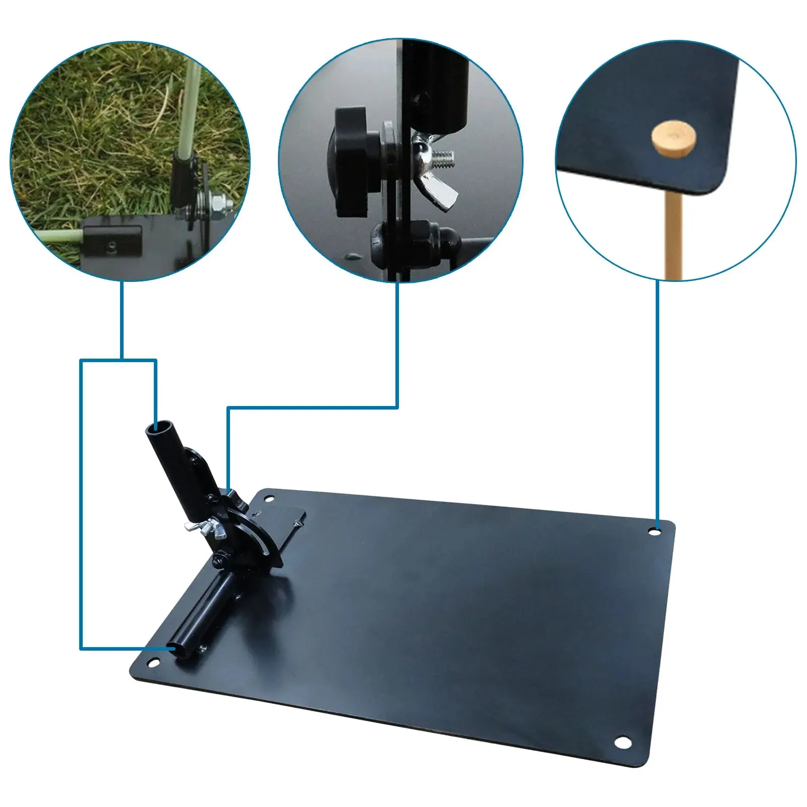 Supporto per bastone per allineamento da Golf piastra per allenamento Swing Plane Trainer Training Aid Alignment Stick Base