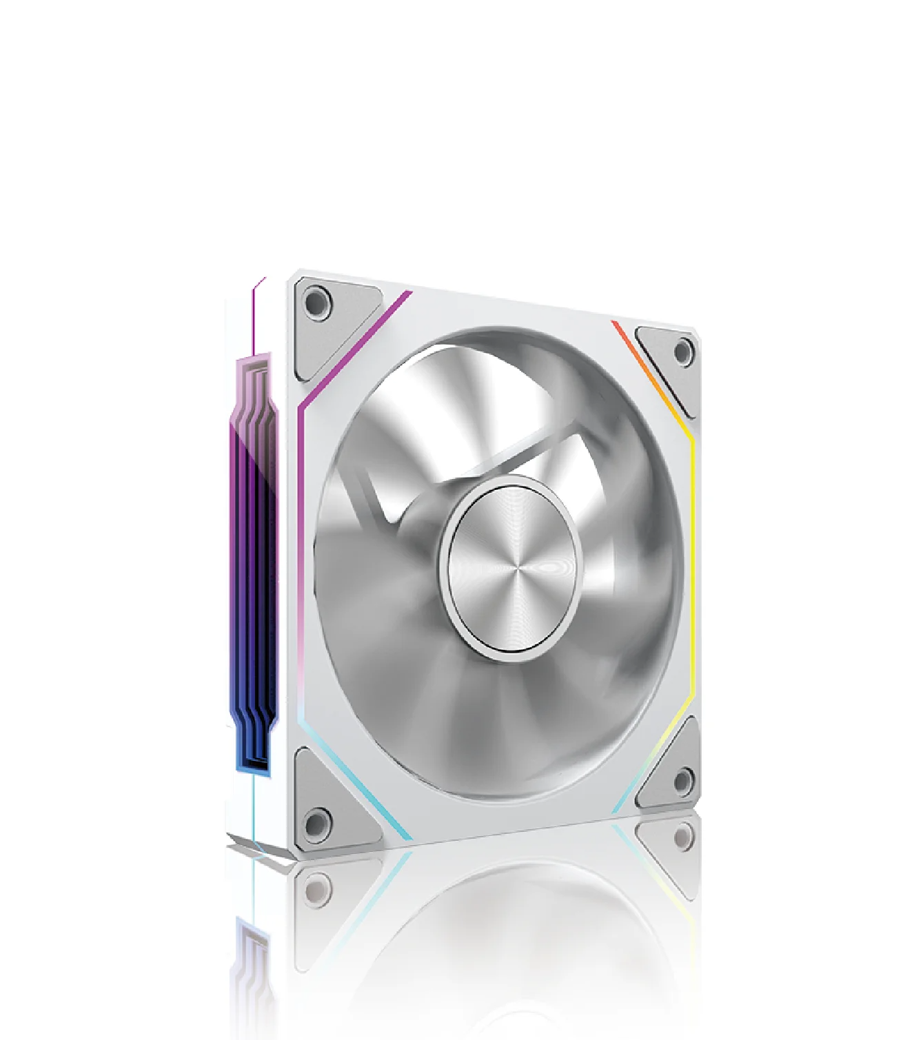 UPSIREN UF-2 PRISM 5 PRO Вентилятор для корпуса компьютера 12 см ARGB 4-контактный ШИМ Тихий охлаждающий вентилятор 12 В Большой объем воздуха 45,2 куб. футов/800-1800 об/мин
