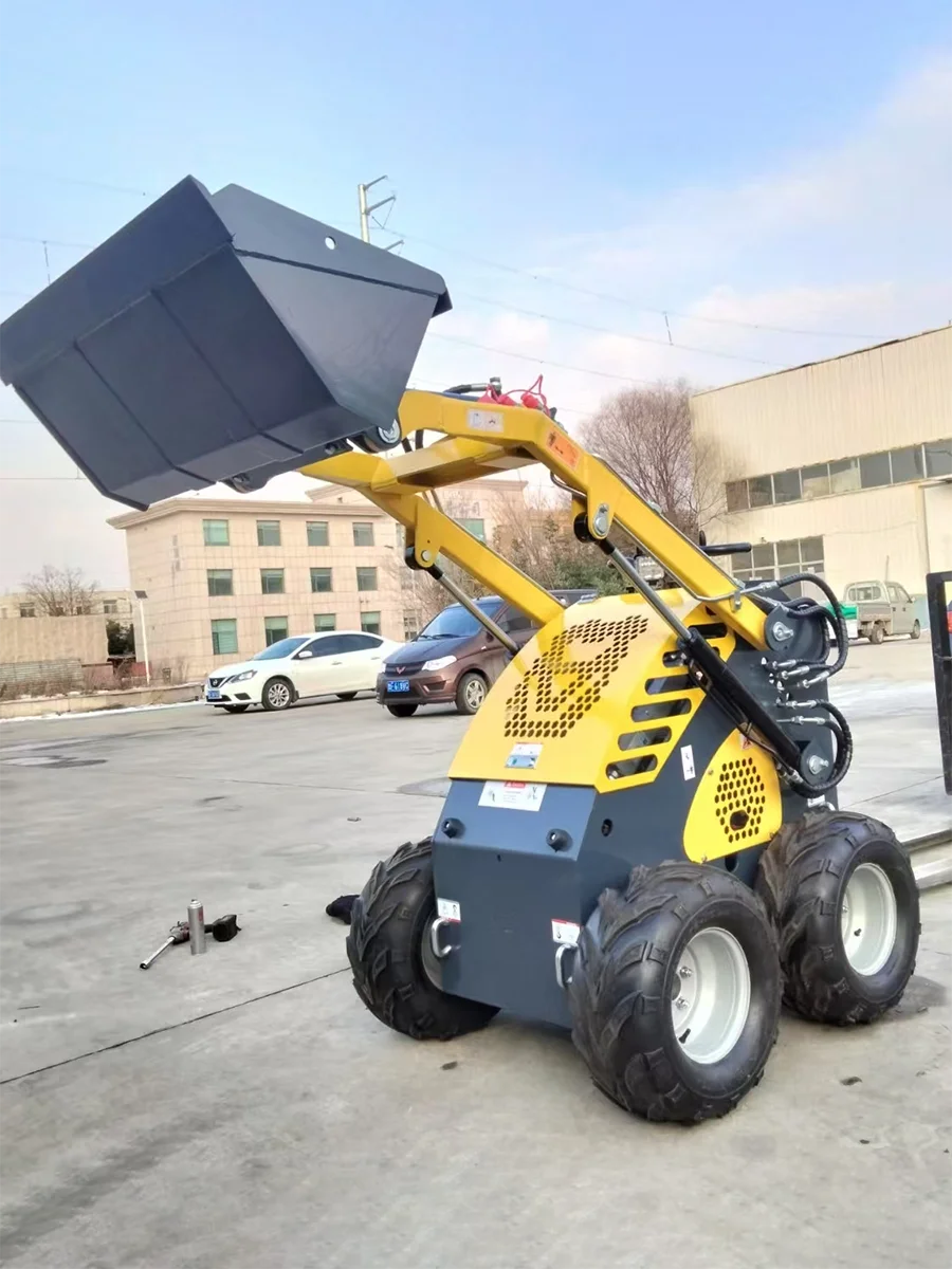 Nicosail 380E skid steer loader mini loader China's New Arrival Popular Brand 8t Mini Skid Steer Loader 5 Ton Rated Load