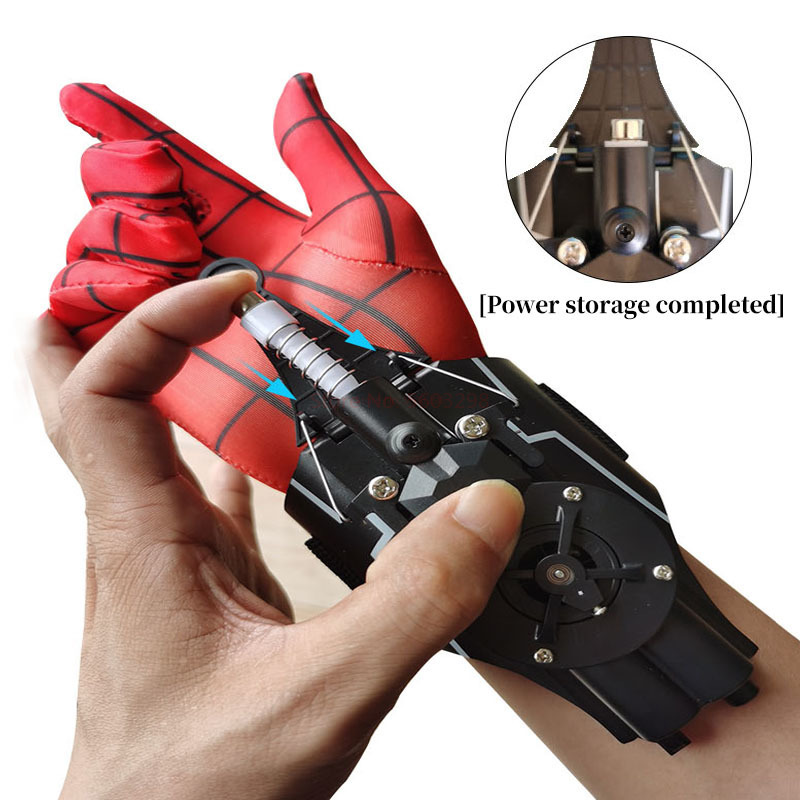 Ml Legends Spiderman Web Shooters Spielzeug Spider Man Handgelenk Launcher Cosplay Peter Parker Zubehör Requisiten Handschuhe Für Kinder Geschenk