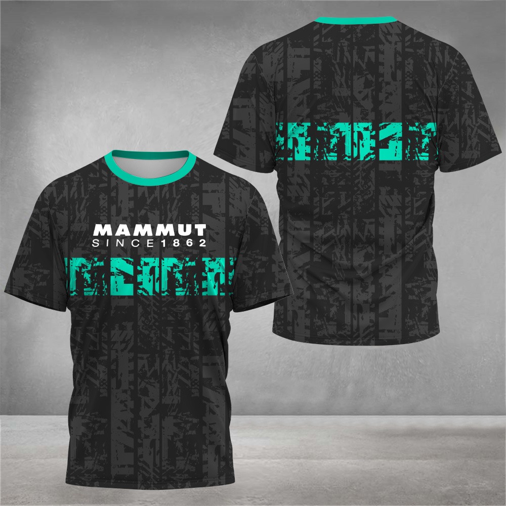 Męska koszulka turystyczna na zewnątrz Moda z nadrukiem 3D T-shirty dla mężczyzn Ściana Wspinaczka i bieganie Trail Camping Drifit Odzież