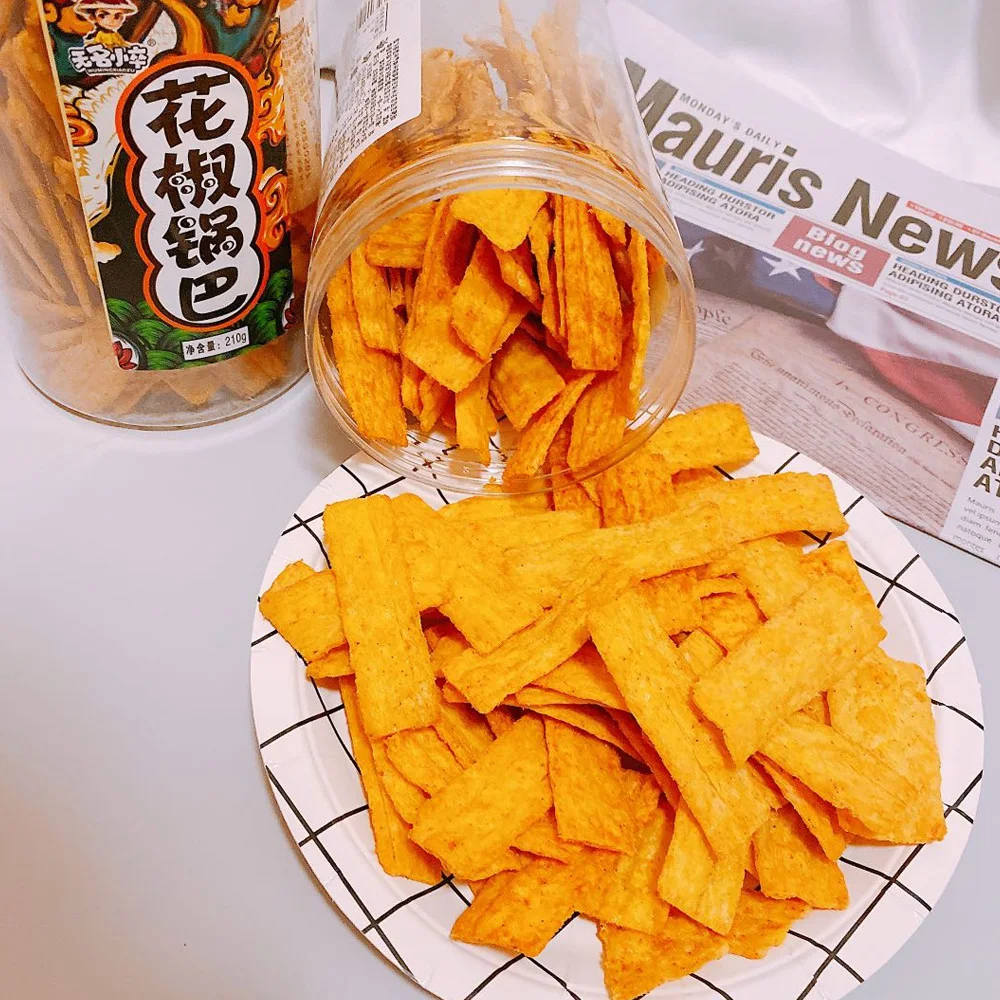 Wuming Xiaozu, Spicy Sichuan Peppercorn Cereal Crackers, Pack of 3, 210g/bag