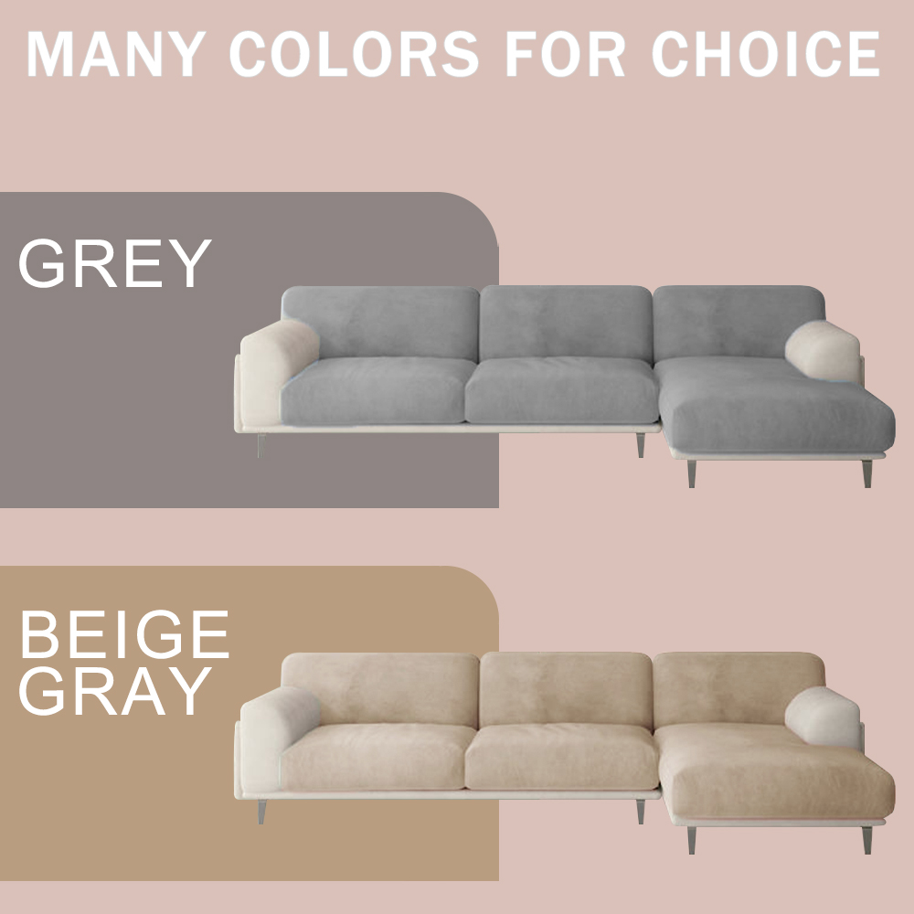 Luxury Soft Velvet Sofa Seat Cover Solid Elastic Sofa Cushion Covers Separate Furniture Protector Sofa Cover Living Room Pets