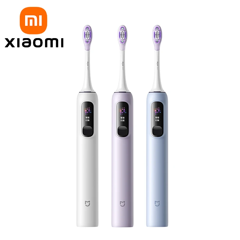 Xiaomi mijia oscilação escova de dentes elétrica pro, inteligente 4 modos, ipx8 à prova dwaterproof água vibração sônica escovas de dentes, vida útil da bateria de 180 dias