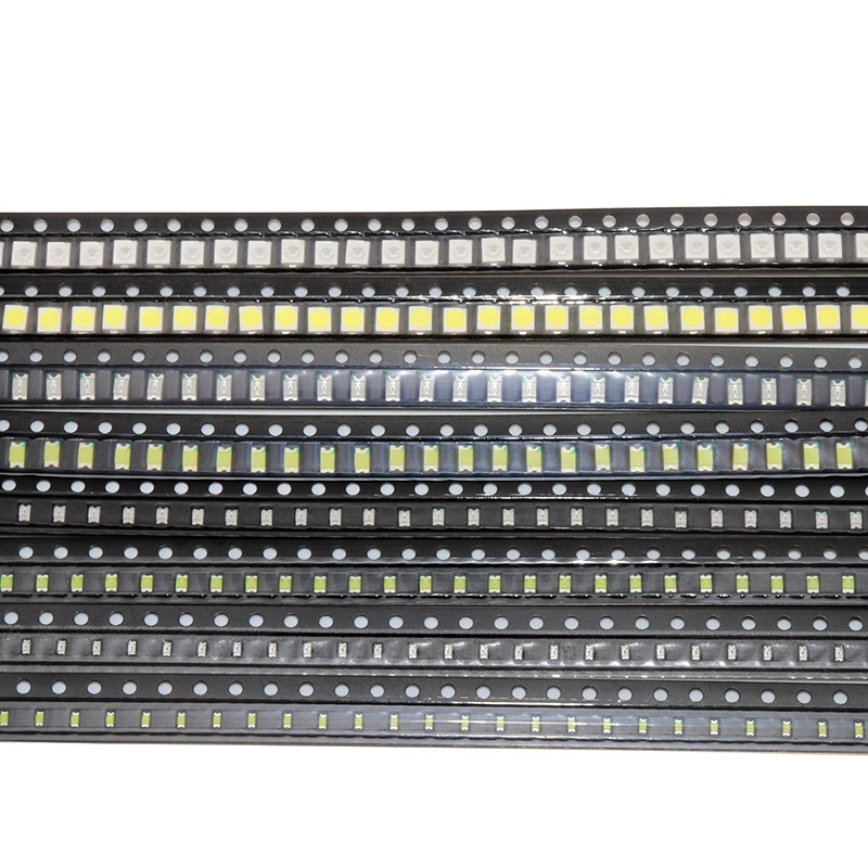 (100 Stück) 1206 1210 5050 5730 smd LED-Leuchtdiode weiß/blau/grün/orange/gelb/rot