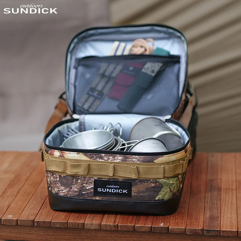 1 negro/marrón/verde militar/camuflaje opcional camping aislado al aire libre tazón taza bolsa de almacenamiento