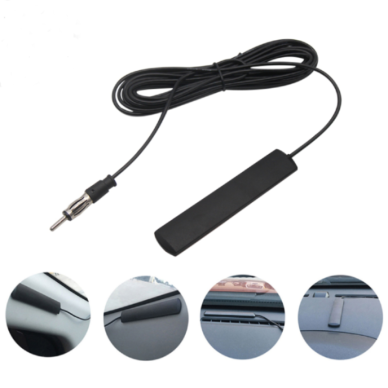 Venda Quente Antena fm de rádio automotivo universal, amplificador de sinal de 3m de comprimento para carro marinho, barco, rv, dispositivo de aprimoramento de sinal
