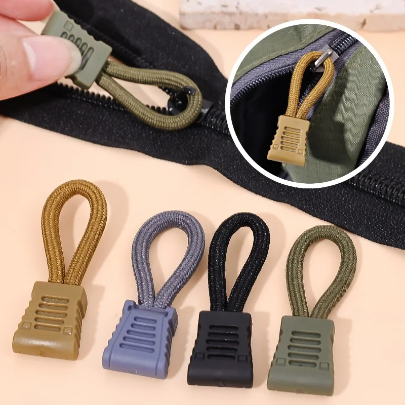 5/20pcs เปลี่ยนคลิปซิปดึง PULLER End Fit เชือกผู้ให้บริการซิปสายไฟ TAB BUCKLE กระเป๋าเดินทางกระเป๋าเดินทางกระเป๋าเป้สะพายหลังเครื่องมือกลางแจ้ง