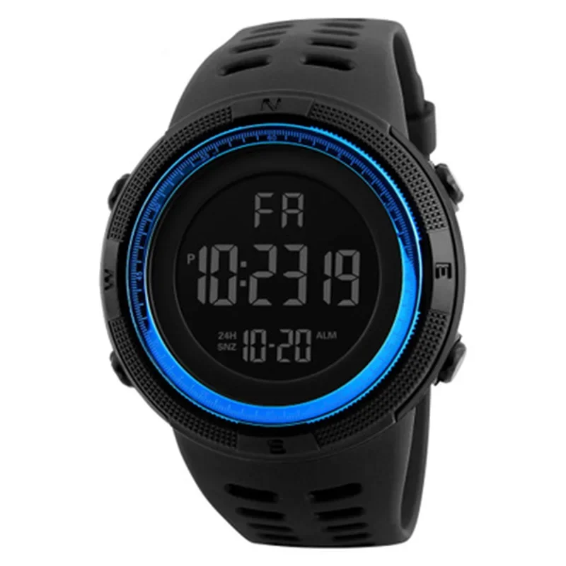 Reloj electrónico para hombre, relojes deportivos militares, reloj de pulsera Digital LED multifunción luminoso para hombre, niños, niño, estudiante y adolescente
