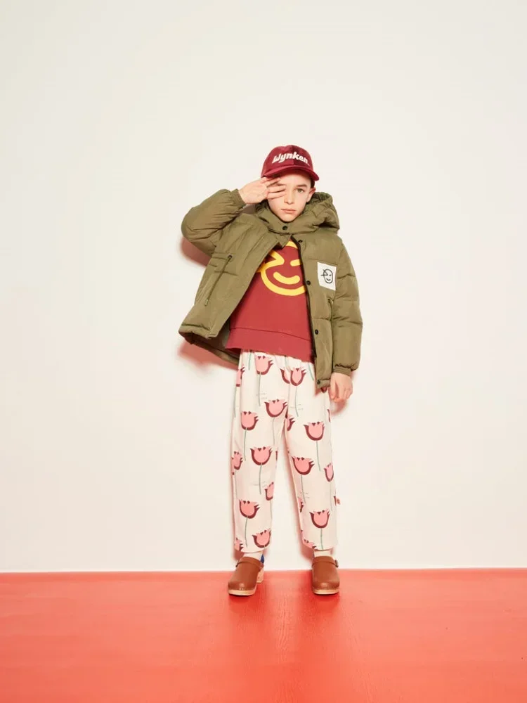 Wyn-子供用長袖セーター、赤ちゃんの女の子と男の子用の綿のセーター、子供用のファッショナブルなデザイナーの服、awファッション、2024