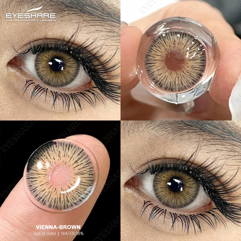 EYESHARE 1 paar kleur contactlenzen voor ogen cosmetische hoge kwaliteit blauwe lenzen groen contact mode cosmetische oogcontacten
