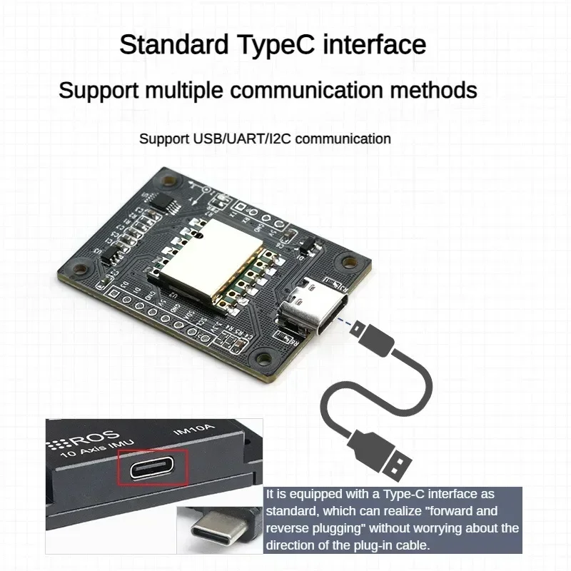 IMU Trägheitsnavigationsmodul ROS1/ROS2 Robot MEMS USB-Magnetometer 10-Achsen ARHS Haltungssensor für programmierbare Roboterteile
