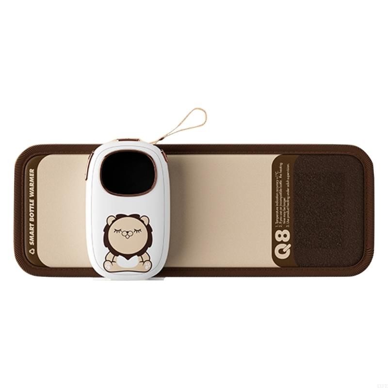 4XFE 充電式バッテリー駆動ボトルミルクウォーマー 忙しい親のためのボトルウォーマー