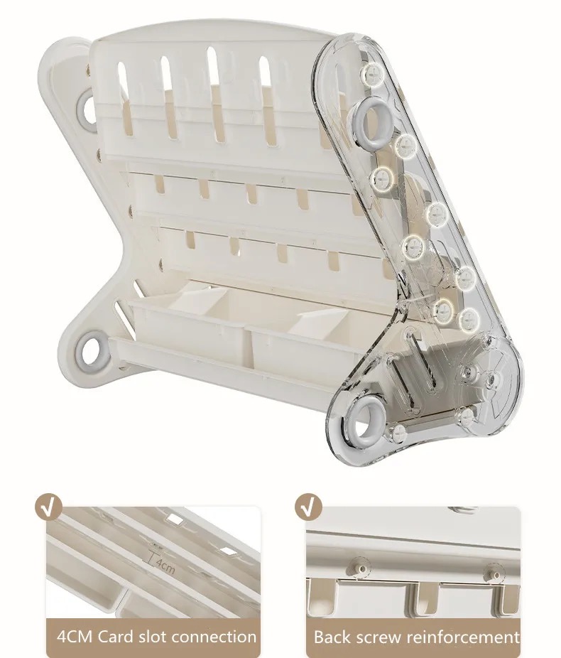 Scaffale per bambini ecologico, camera da letto di casa, libri illustrati per bambini, armadietto per giocattoli, snack, articoli vari, portaoggetti