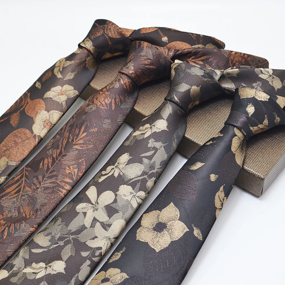 Hoge Kwaliteit Mannen Jacquard Stropdas Dot Bloemen 8 Cm Stropdas Accessoires Dagelijkse Slijtage Shirt Pak Das Bruiloft Geschenken Stropdas