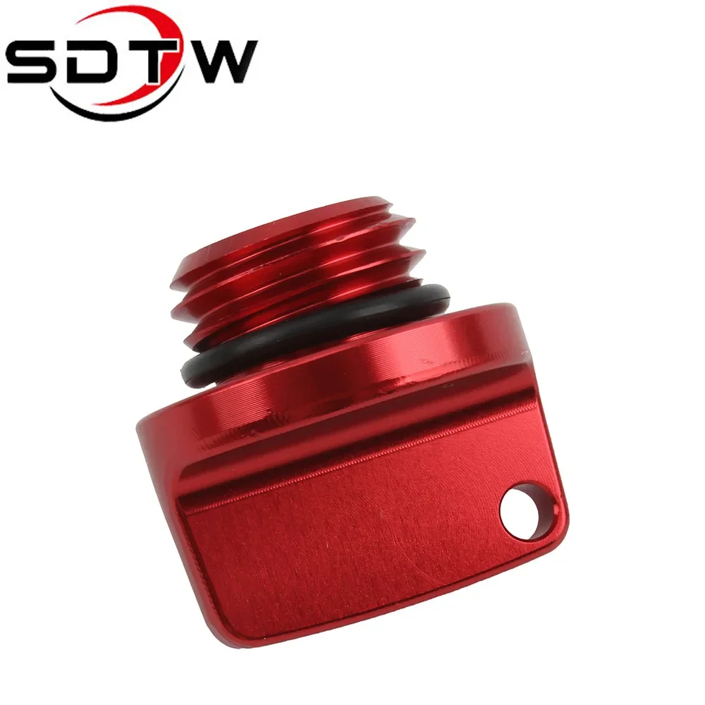 Tapa de cárter de motocicleta CNC, tapón de cubierta de tornillo de llenado de aceite de motor M20 * 2,5 para Yamaha Honda Suzuki Kawasaki, piezas de uso General