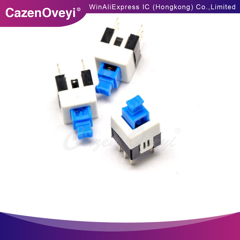 10 шт. 7x7 мм 7*7 мм 7*7 6-контактный сенсорный переключатель самоблокирующийся/закрывающийся кнопочный переключатель