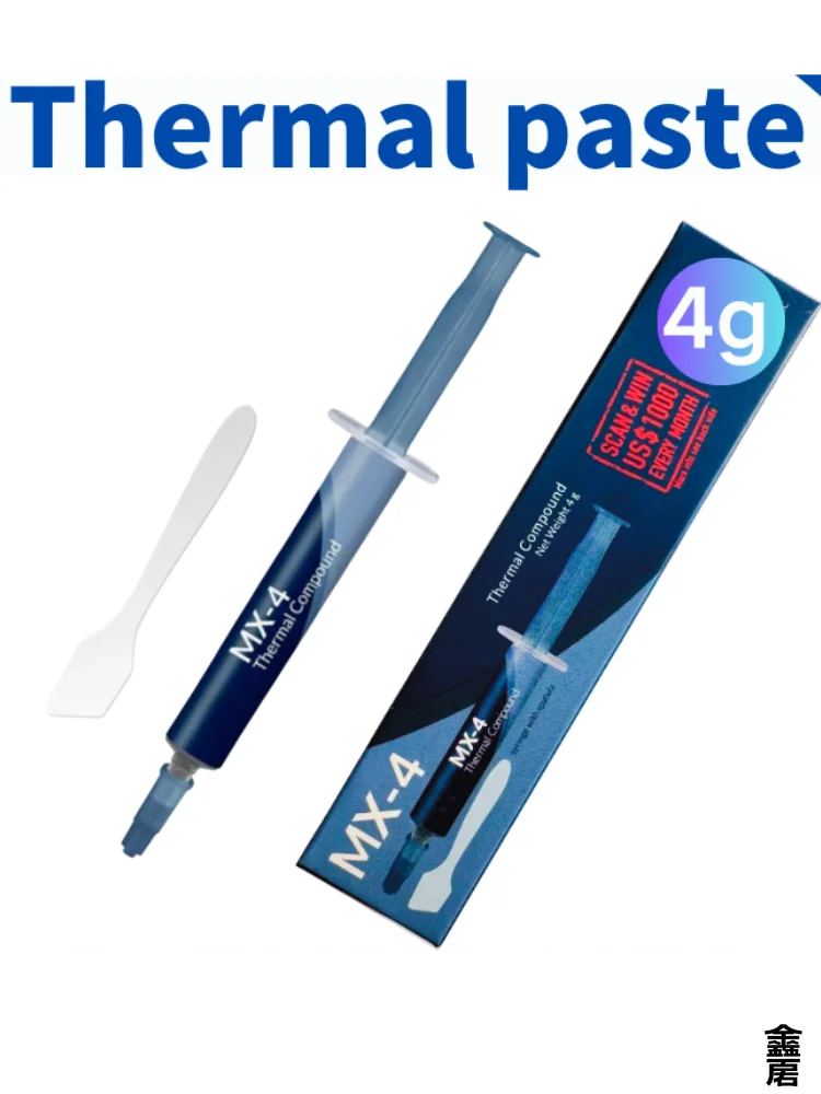 MX4 Wärmeleitpaste Prozessor MX-4 4g 8,5 W/M-k für CPU GPU Drucker Kühlkörper Kühlung Kühler Wärmeleitpaste Silikon
