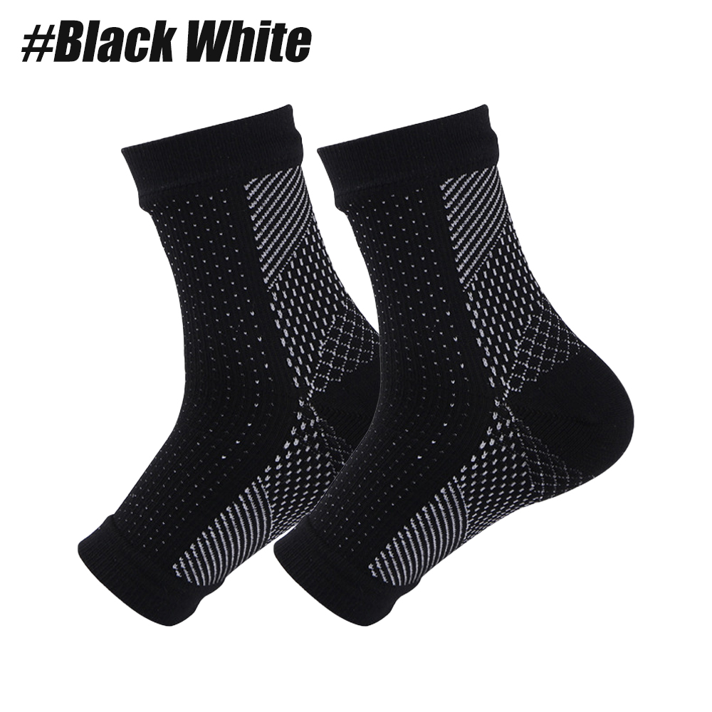 1Pair Unisex Compression Socks Ankle Support Brace Soothing Design for Men And Women Comfortable Leg Compression Stockings
