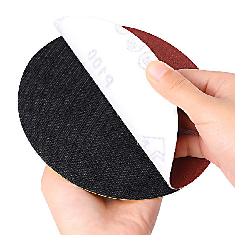 3 4 5 6 7 polegadas conjunto de papel de lixa 100-125-150-180mm 40-60-80-120-2000 grade de metal polido carpintaria ferramentas abrasivas acessórios