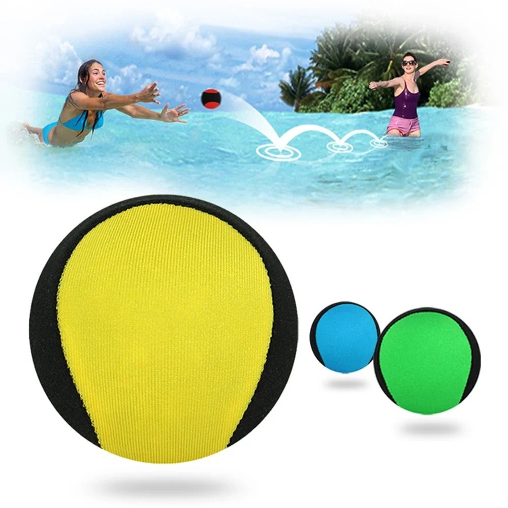 Pelota elástica de agua de 5,5 cm TPR duradera, pelota que rebota, juguete de juego de Surf de agua, pelota de playa suave y relajante, pelota de salto de agua
