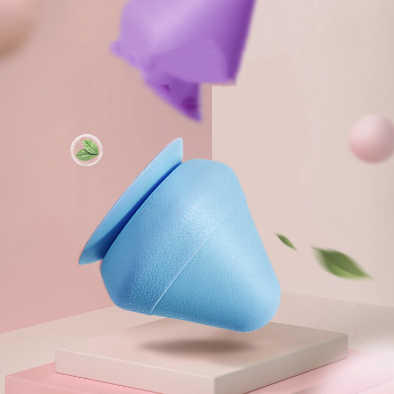 Silicone Fascia Ball Massage Cone, tipo de adsorção lombar, ombro e pescoço, pontos meridianos do corpo inteiro