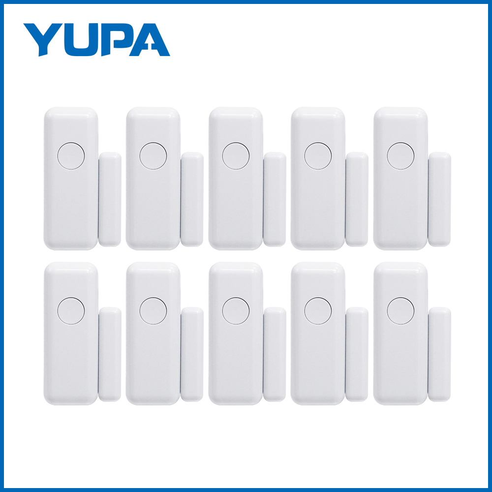 YUPA 433 mhz sans fil fenêtre porte aimant alarme capteur détecteur de porte pour système de sécurité à domicile intelligent sécurité-protection умemdм