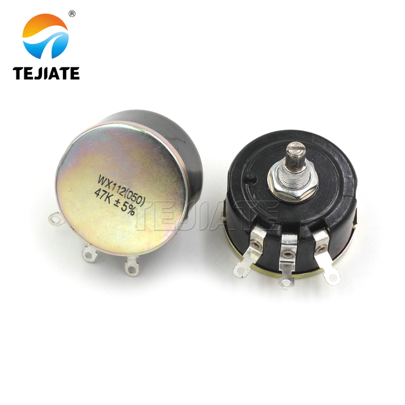 WX112 WX050 5W single turn wire wound potentiometer 100R 1K 2K2 4K7 10K 22k 47k