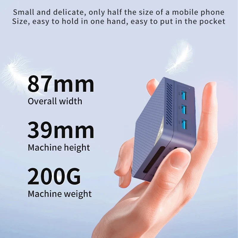 Mini PC SOYO Intel Twin Lake N150 Procesador LPDDR5 12GB RAM 512GB ROM Windows 11 Pro MiniPC WiFi 5 Computer desktop