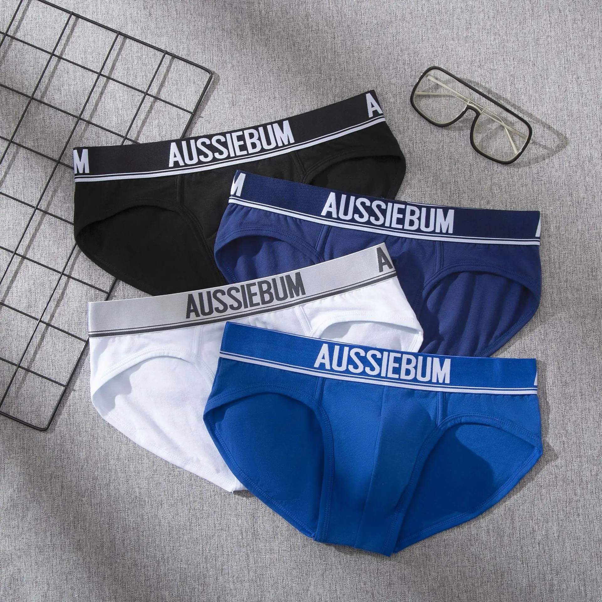 New briefs pure cotton low waist comfortable breathable youth trendy briefs
