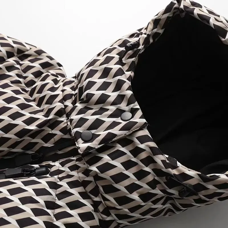 Veste à capuche en coton pour femmes, nouvelle mode, taille avec ceinture, pour les déplacements, chaude, coupe-vent, plus confortable à porter, 2025