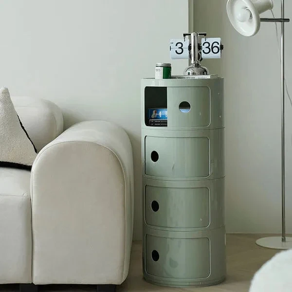 2/3/4 Lớp Bắc Âu Vòng Đầu Giường Mini Dễ Thương Tủ Bảo Quản Sáng Tạo Ghế Sofa Phòng Khách Bên Bàn Nội Thất Phòng Ngủ
