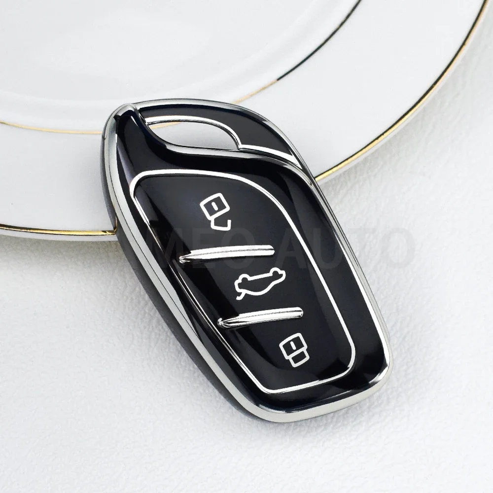 3 Buttons TPU Fob Key Cover Case For MG 4 2023 Mg4 Ev MG HS GT ZS EV ZX MG5 MG6 for Roewe RX3 RX5 RX8 ERX5 I6 I5