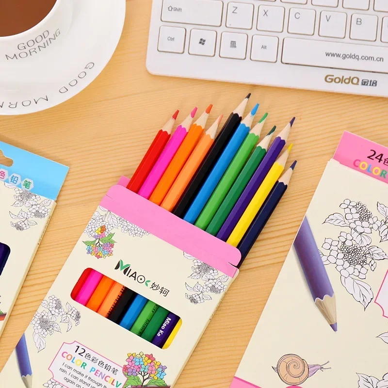 Thiên Nhiên Chuyện Bút Chì Màu Vẽ 12/18 Khác Nhau Colores Bộ Bút Chì Bút Văn Phòng Phẩm Văn Phòng Học Tập Lapices