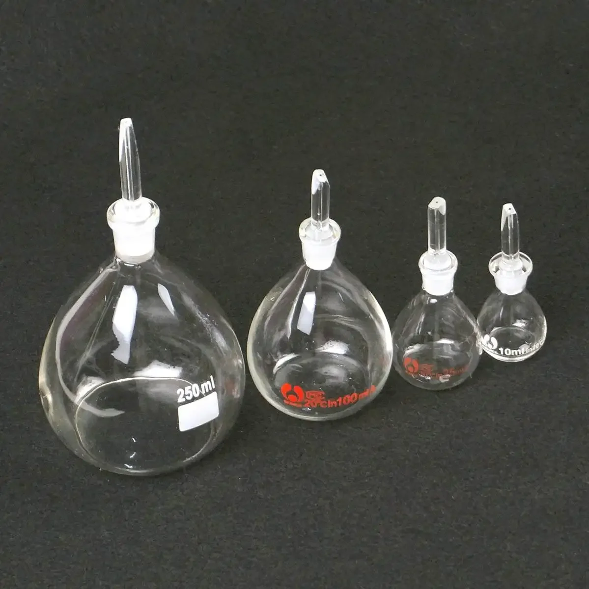 25 Ml Kính Trọng Lượng Riêng Bình Pycnometer Lớp Khoa Học Labware Y Tế