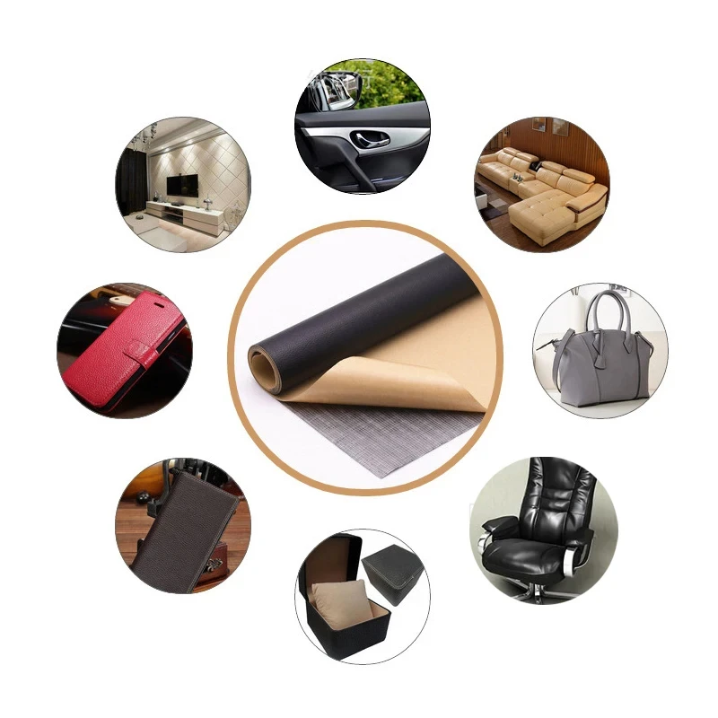 Self-Adhesive DIY SelfกาวPUหนังซ่อมแพทช์Fixสติกเกอร์สําหรับโซฟารถที่นั่งโต๊ะเก้าอี้กระเป๋ารองเท้าบ้าน