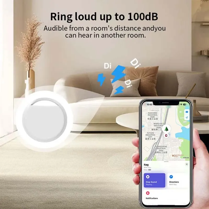Xiaomi Mini GPS Tracker Portable Smart Finder Bluetooth Anti-Lost Device For Pets Kids Elderly Tracking  Locator Accessories