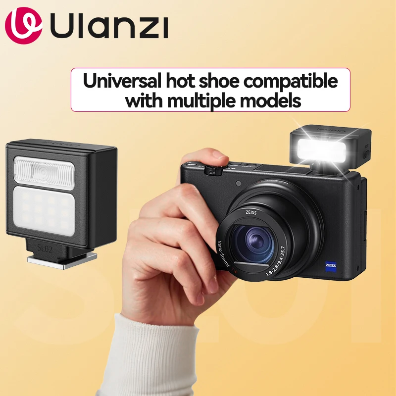 Ulanzi SL01 Вспышка для фотосъемки с беспроводной передачей GN8 6500K для Canon Nikon Sony Fuji Olympus V1 Pro вспышки со вспышкой
