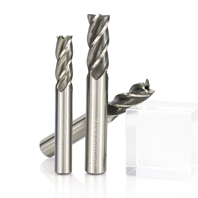 XCAN HSS-Fräser, 4-schneidiger Schaftfräser, 1,5–13 mm, für CNC-Maschinenfräsen, Fräser, Metallschneider, Aluminium-Fräser