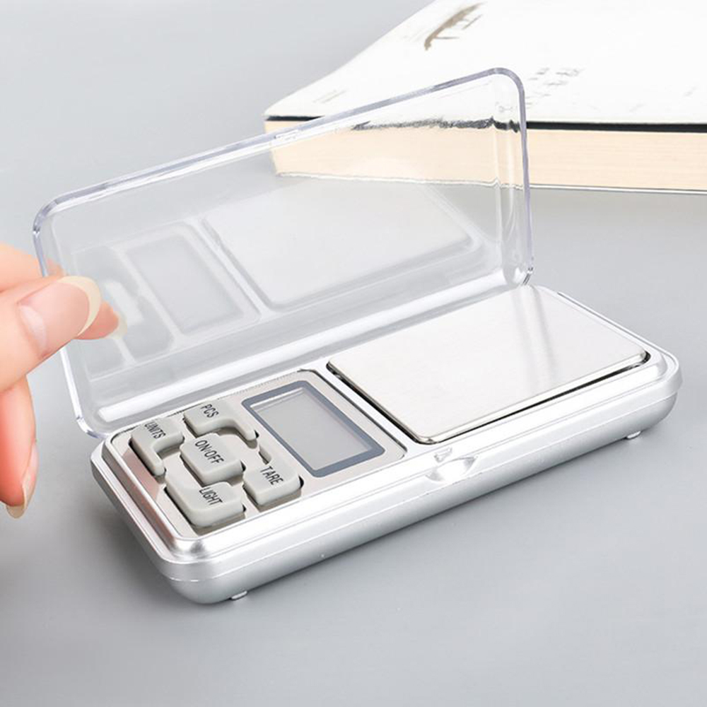 High Precision Mobile Scale Portable Jewelry Pocket Scale Accuracy Range 500G-0.01G with LCD Display