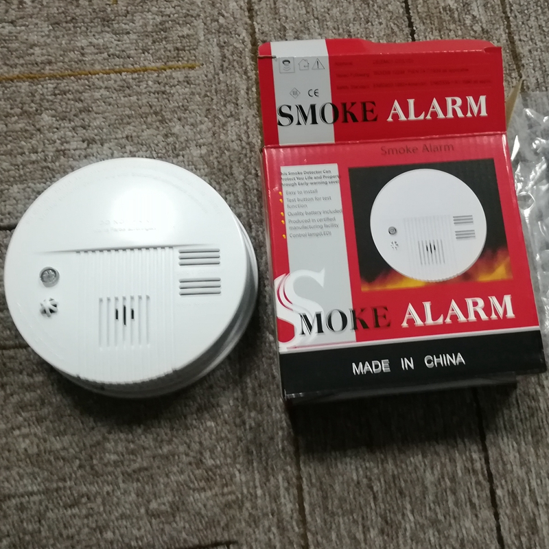 {SUMRINGFREE2 $10-$2} Long Lifespan Double Sensor AC110V-220V Or 240V Smoke Detector 9V Smoke Alarm Fire Detector