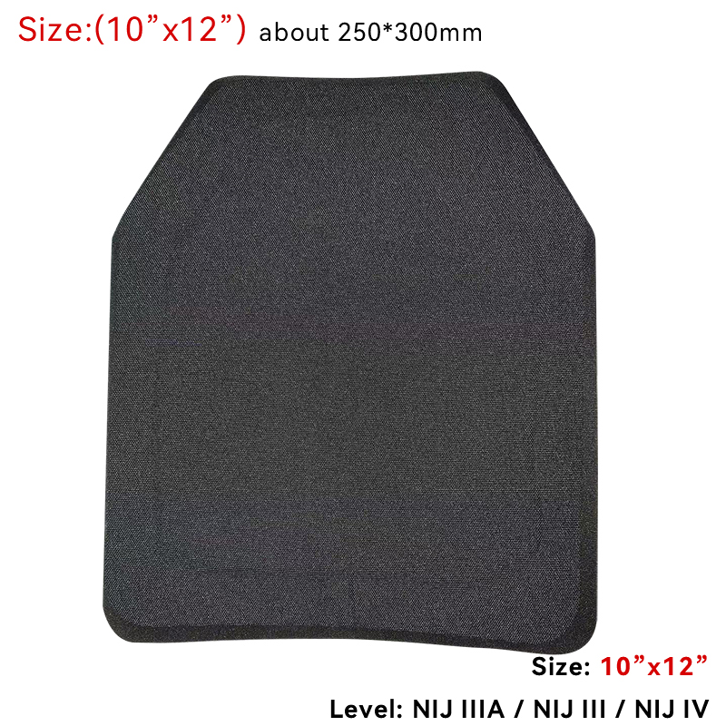 NIJ IIIA Steel Bulletproof Plate Strike Face Hard Armor Bulletproof Panel Anti-trauma Ballistic Plate For Plate Carrier