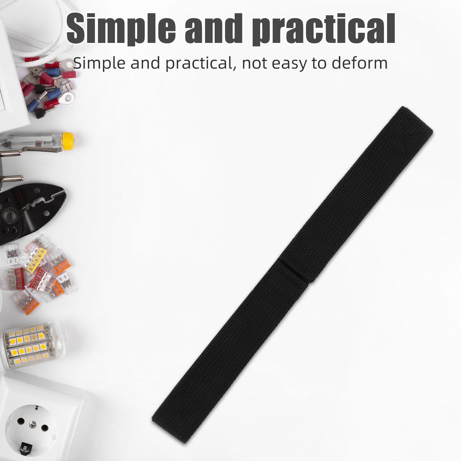 Correia de fixação de kart, 4 unidades, durável, nylon, hoverboard, para carrinho, van, caminhão, acessórios de amarração, alça de carga, envoltório de alça de bagagem