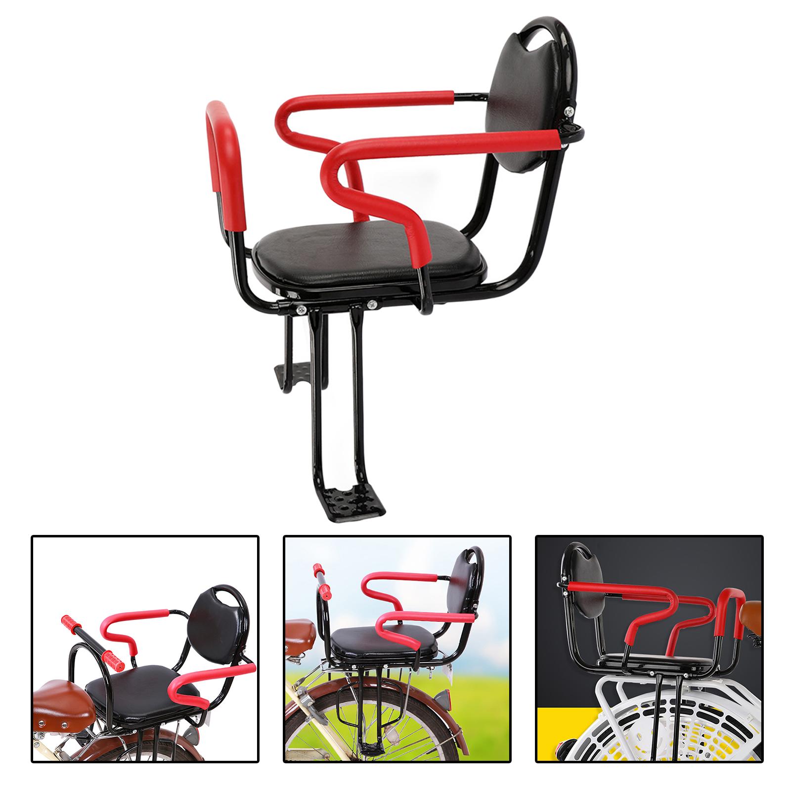 Stable Rear Mount Child Seat Footrest Safe for Baby Electric Bike Cycling