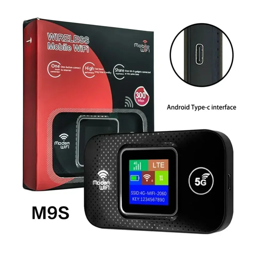 Router Hotspot Mobilny 4G 5G WiFi 6 Obsługuje 10 Użytkowników z Gniazdem Kart SIM Bezprzewodowy Router Przenośny Hotspot WiFi do Domu i Podróży