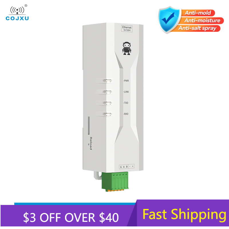 RS485 zu Ethernet Serial Server COJXU NE2 Serie MQTT IOT Kommunikation DC 8-28V ModBus Gateway TCP/IP zu RTU