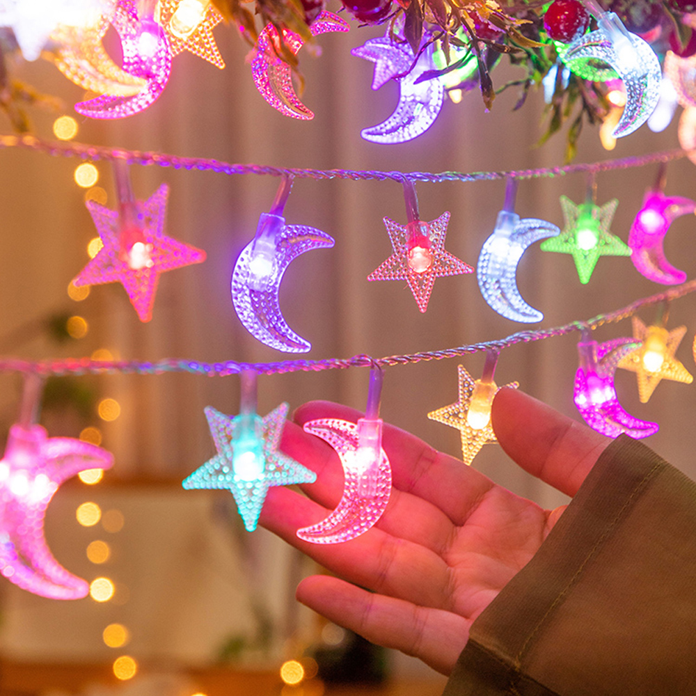 1pc 1.5/3/6m スター & バブルボール フェアリーライト - 部屋、誕生日、パーティー、結婚式の装飾、ギフトに最適