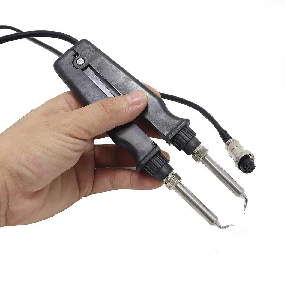 GORDAK 902 BGA Rework สถานีบัดกรีไฟฟ้าคู่ความร้อนคลิปบัดกรีแหนบเหล็ก Desoldering เครื่องมือ