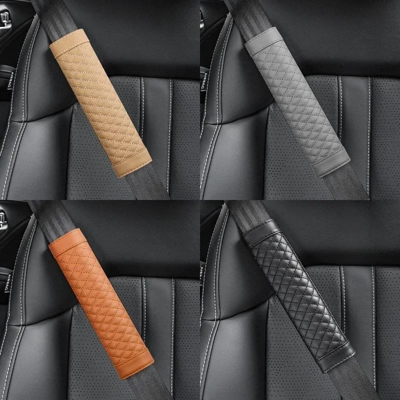 Capa universal para cinto de segurança de carro, elegante, alça de ombro, almofada, acessórios para carro